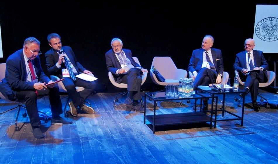 From left to right: Jan Draus, Mitrovits Miklós, Oldřich Tůma, Waldemar Paruch, Włodzimierz Suleja. (PC: Dawid Florczak/IPN Lublin)